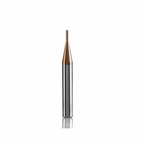 0.1mm Micro End Mill – 2 Flute, HRC55 Tungsten Carbide, Flat Milling Cutter, 4mm Shank