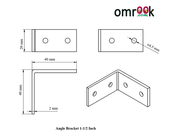 Angle Bracket 1-1.5inch