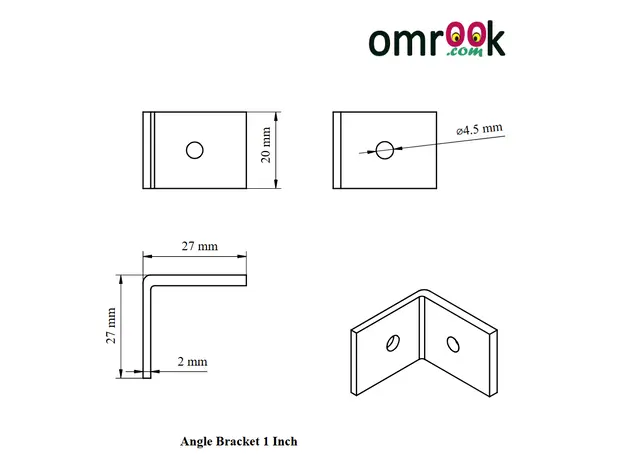 Angle Bracket 1inch