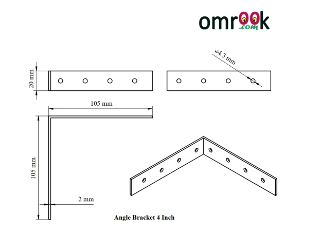 Angle Bracket 4inch