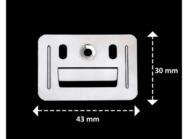 SS Louver Clip, Wall Panel Louver Cladding Clips
