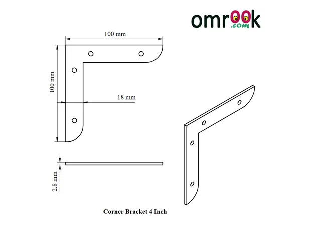 V-Shape Bracket 4x4