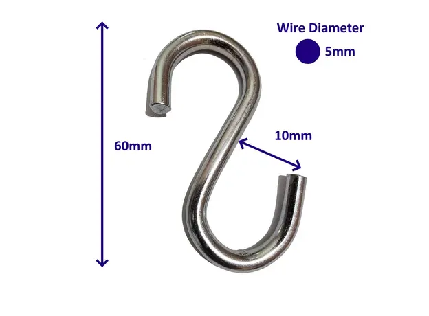 S-Hooks 60mm