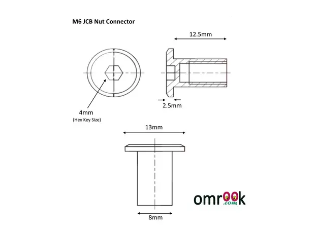 M6 JCB Nut