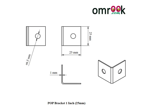 POP-Bracket (POP Patti) 25mm