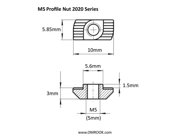 M5 Profile Nut